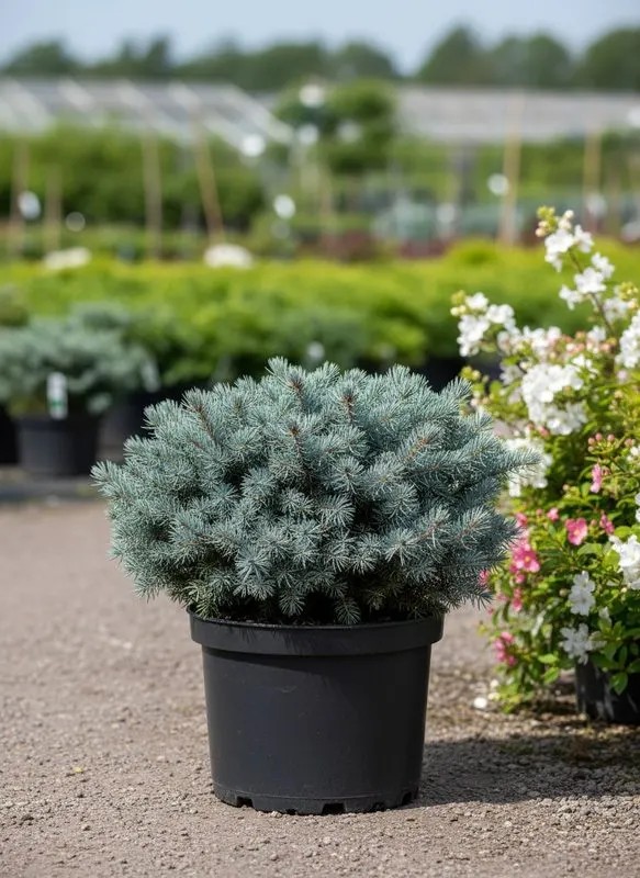 Ель колючая Glauca Globosa