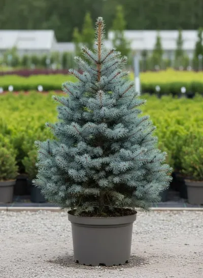 Ель колючая Glauca