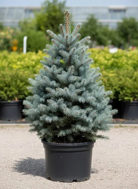 Ель колючая Glauca Compacta