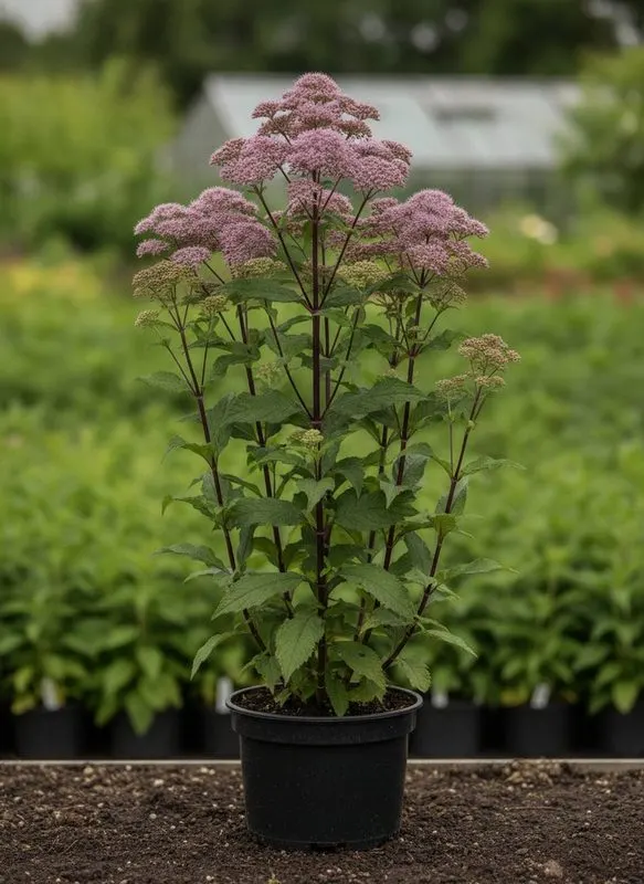 Посконник пятнистый Atropurpureum