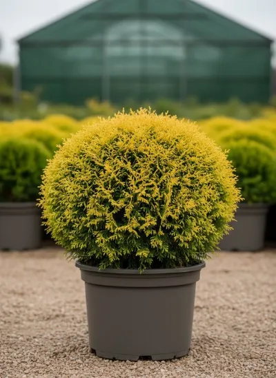 Туя западная Globosa Aurea