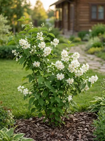 Чубушник Bouquet Blanc