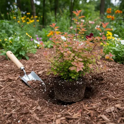 Посадка кустарника
